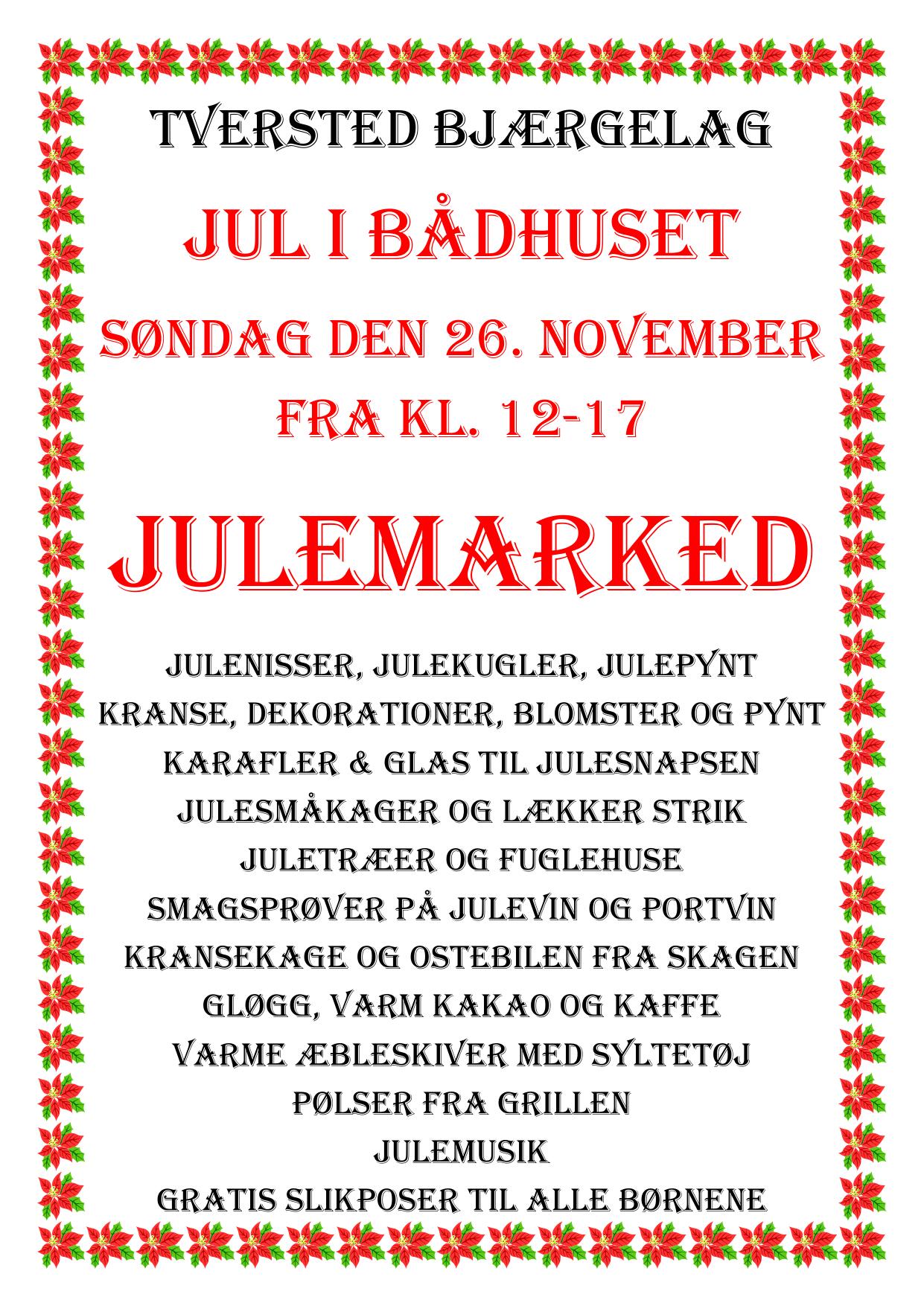 Read more about the article Jul i Bådhuset – Tversted bjærgelaug